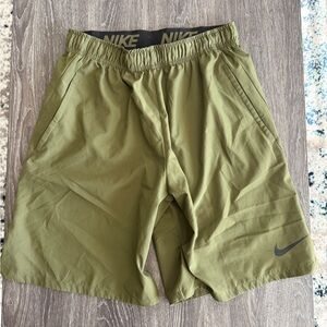 Nike Men's Athletic Green Shorts